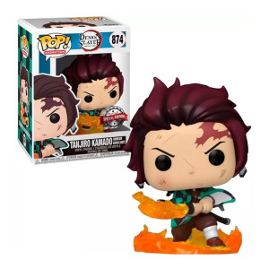 Funko pop demon slayer kimetsu no yaiba tanjiro kamado com opção de perseguição (gw) 52265 D