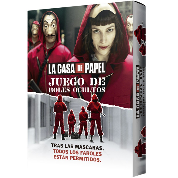 Juego de mesa asmodee la casa de papel: roles ocultos pegi 14 D