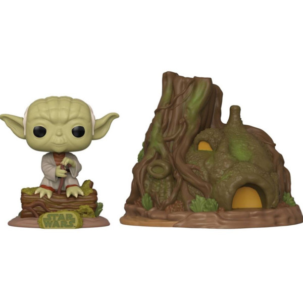 Funko pop deluxe star wars empire strikes back cabaña de yoda 40th aniversario 46765 D