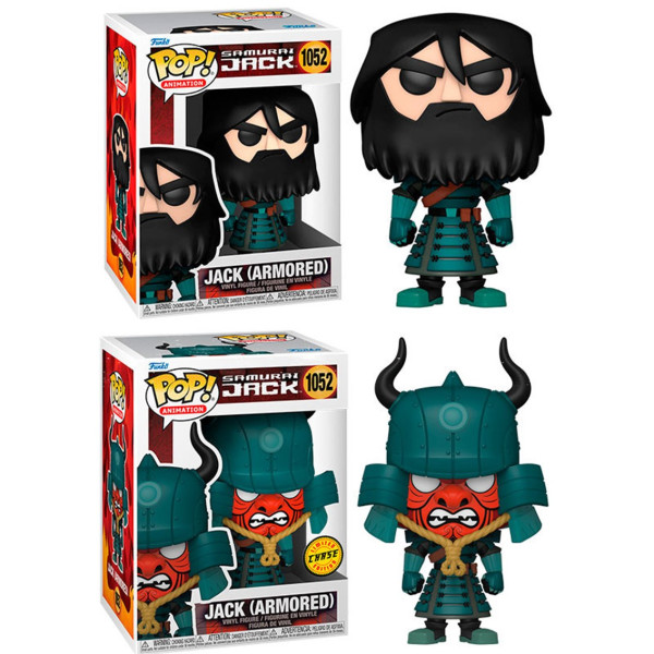 Funko pop animacion samurai jack jack con armadura opcion chase 49276 D