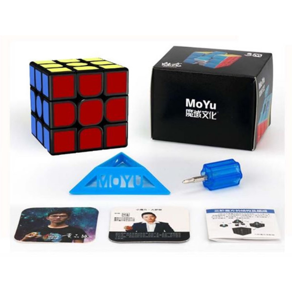 Cubo Rubik Magnético Moyu Meilong 3x3 Preto D