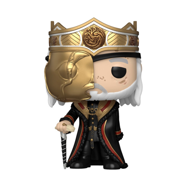 Funko pop casa del dragon viserys con mascara 76474 D