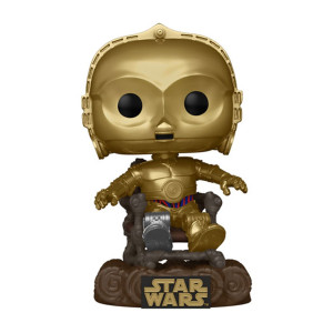 Funko pop estrela guerras retorno do jedi 40 aniversário c - 3po cadeira 70744 D