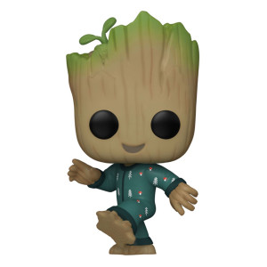 Funko pop maravilhoso guardiões da galáxia groot em pijamas 70650 D