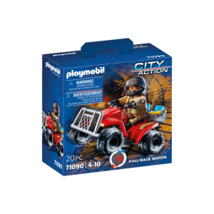 Playmobil bomberos -  speed quad D