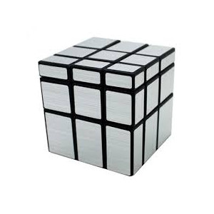 Cubo de rubik qiyi espelho 3x3 prata D