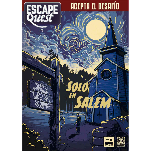 Jogo de tabuleiro Escape Quest 3: apenas no formato de livro de Salem Pegi 12 D