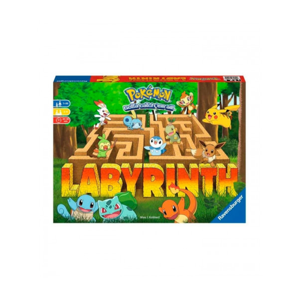 Jogo de mesa ravensburger labyrinth pokemon D