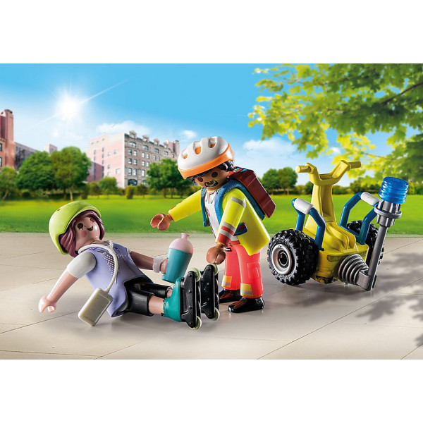 Playmobil starter pack resgate com balance racer D