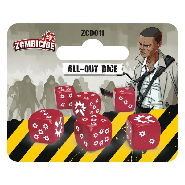 Dice jogo de mesa zombicide 2a edição D