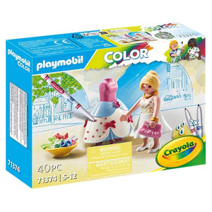 Designer de moda colorido da Playmobil D