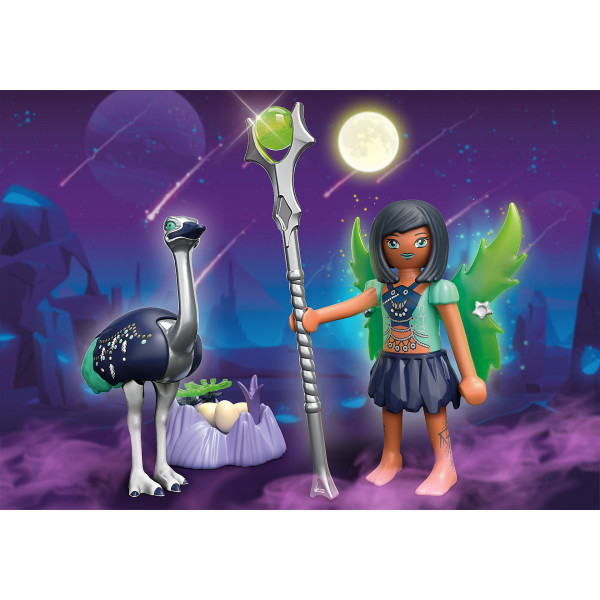 Playmobil ayuma crystal y moon fairy con animales del alma D