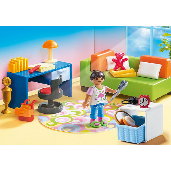 Casa de bonecas Playmobil para quarto de adolescente D