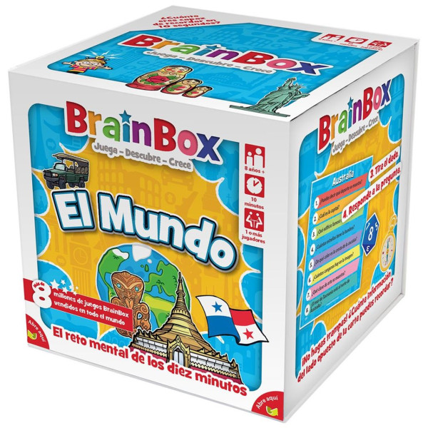 Juego de mesa brainbox el mundo pegi 8 D