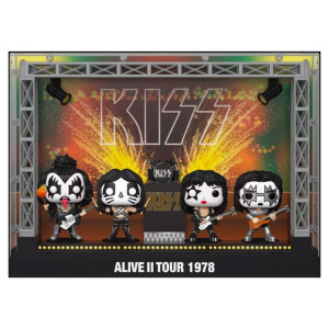 Funko pop pack 4 pops moments dlx the kiss alive ii 1978 tour 67771 D