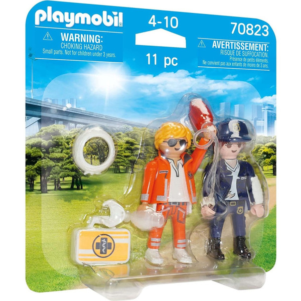 Playmobil duo pack doctor y policia D