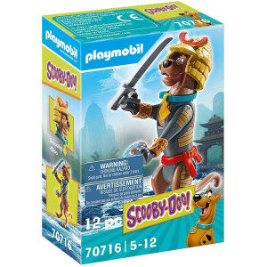 Playmobil scooby - doo! figura coleccionable samurai D