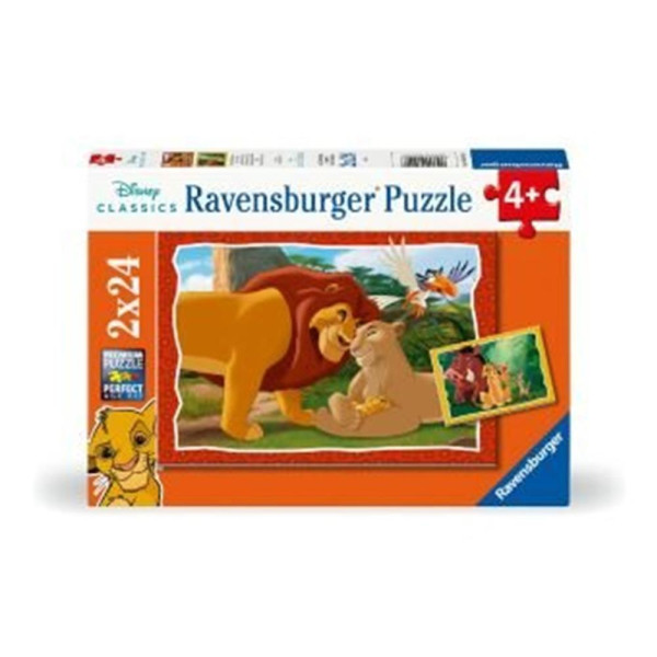 Puzzle ravensburger el rey leon 2x24 D