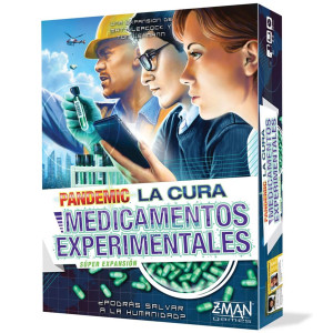 Pandemia do jogo de tabuleiro, expansão da cura, drogas experimentais pegi 8 D