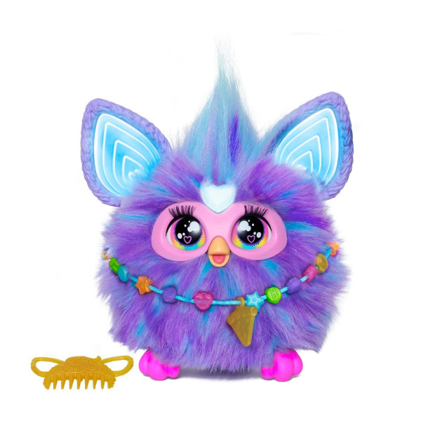 Brinquedo interativo hasbro furby roxo D