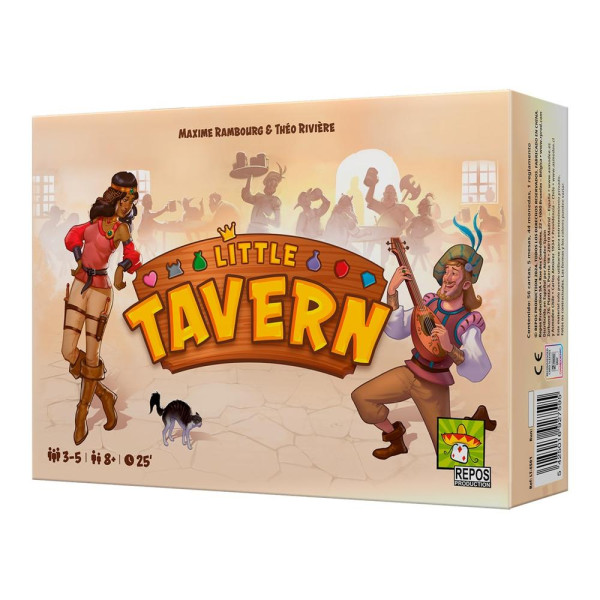 Jogo de tabuleiro Little Tavern recomendado para 8 anos de idade D