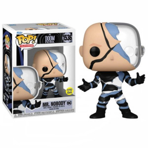 Funko pop dc comics doom patrulha mr ninguém brilhar no escuro 75891 D