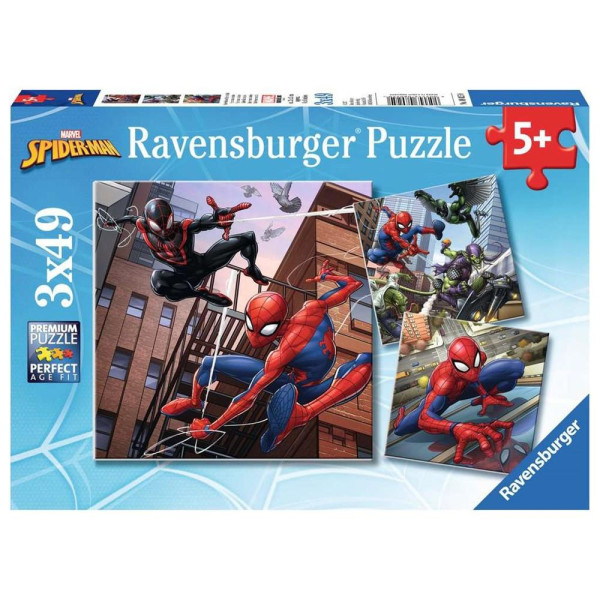 Quebra-cabeça ravensburger spiderman 3x49 D