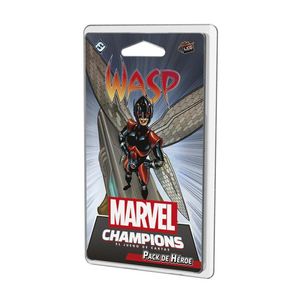 Juego de mesa marvel champions: wasp 60 cartas pegi 14 D