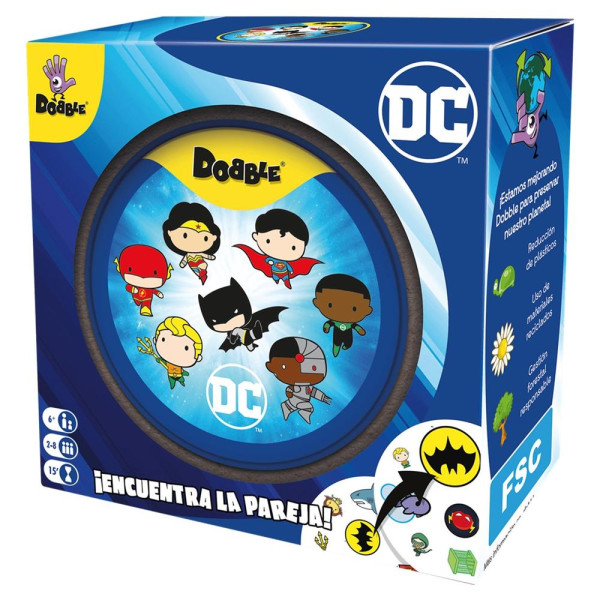 Jogo de mesa dobble dc universo D