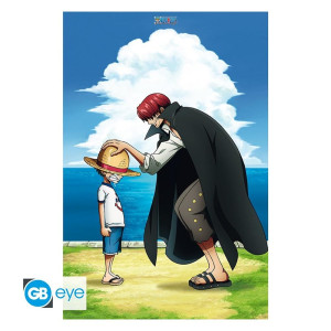 Poster maxi gb olho um shanks " luffy D