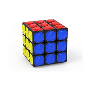 Cubo de rubik yj blind 3x3 invidentes stickerless D