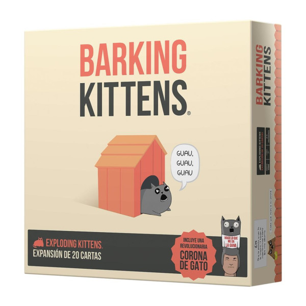 Juego de mesa asmodee barking kittens pegi 7 D