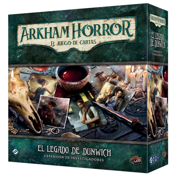 Jogo de mesa arkham horror lcg : o legado de dunwich exp. pesquisadores pegi 14 D