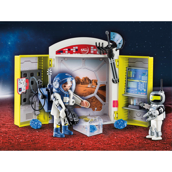 Missão do baú espacial Playmobil em Marte D