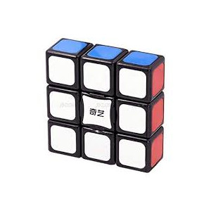 Cubo de rubik qiyi super floppy 3x3x1 bordes negros D