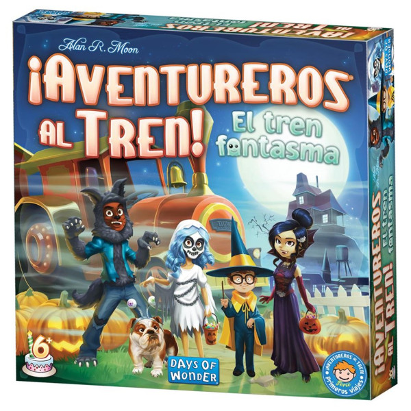 Juego de mesa ¡aventureros al tren! el tren fantasma pegi 6 D