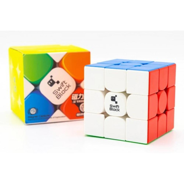 Cubo de rubik gan swift block 355s magnetico 3x3 D