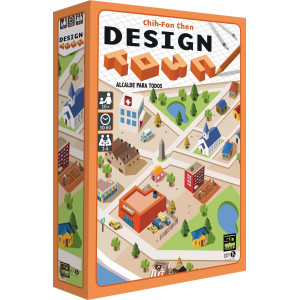 Jogo de tabuleiro Design Town Pegi 10 D