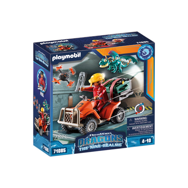 Playmobil dragones : nine realms : icaris quad D