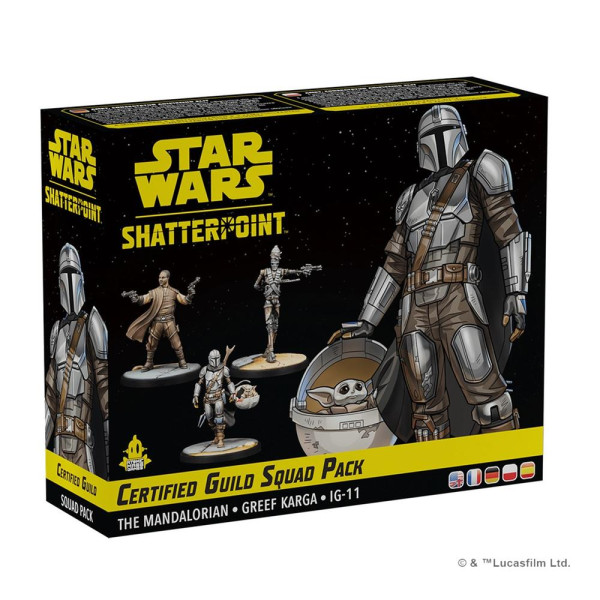 Juego de mesa star wars shatterpoint certified guild squad pack edad recomendada 14 años D