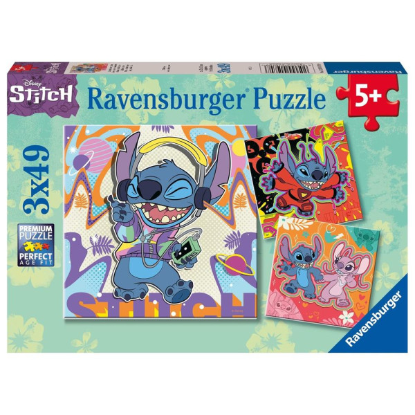 Puzzle ravensburger disney stitch 3x49 D