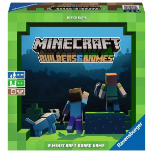 Jogo de mesa ravensburger minecraft construtores e biomes D