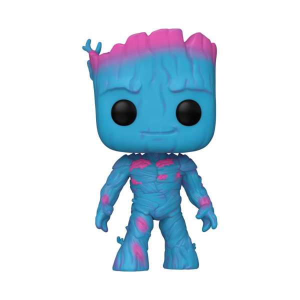 Funko pop jumbo super tamanho guardiões maravilha da galáxia vol 3 groot blacklight 71122 D