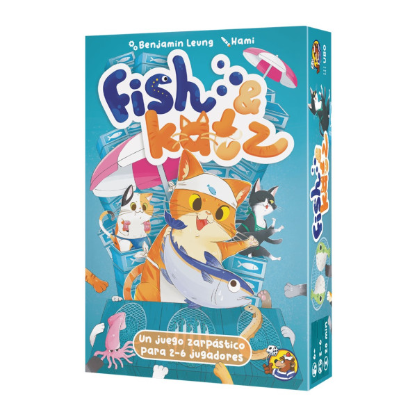 Juego de mesa fish & katz edad recomendada 6 años D