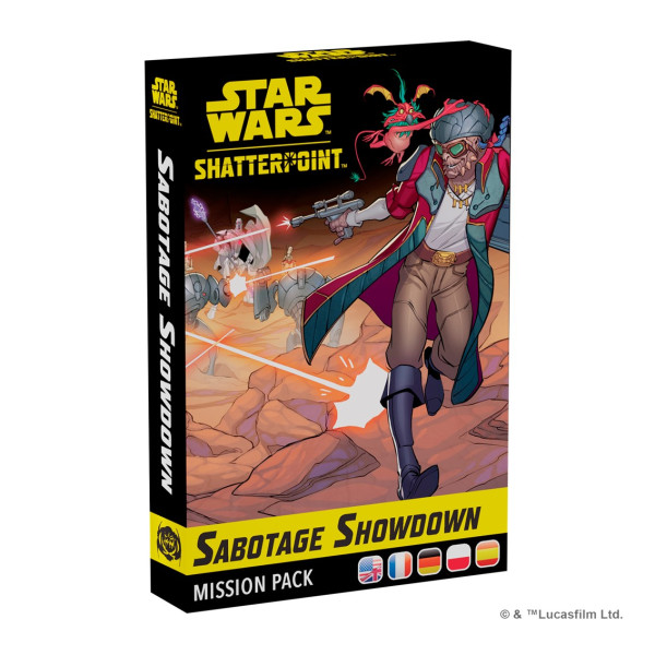 Jogos de mesa estrelas guerras shatterpoint sabotage showdown missão pack recomendado idade 14 anos D