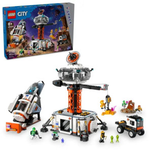 Lego city base espacial y plataforma de lanzamiento D