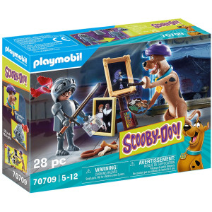 Playmobil scooby - doo! aventura com cavaleiro negro D