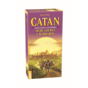 Juego de mesa devir catan mercaderes y barbaros 5 - 6 jugadores D