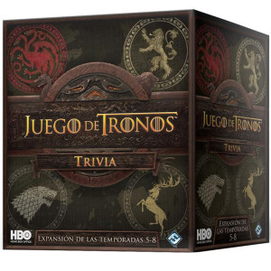 Juego de mesa asmodee juego de tronos trivia temporada 5 - 8 pegi 18 D