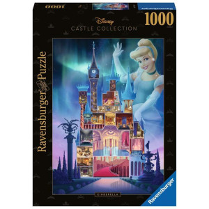 Quebra-cabeça Ravensburger Disney Castles - Cinderela 1000 peças D